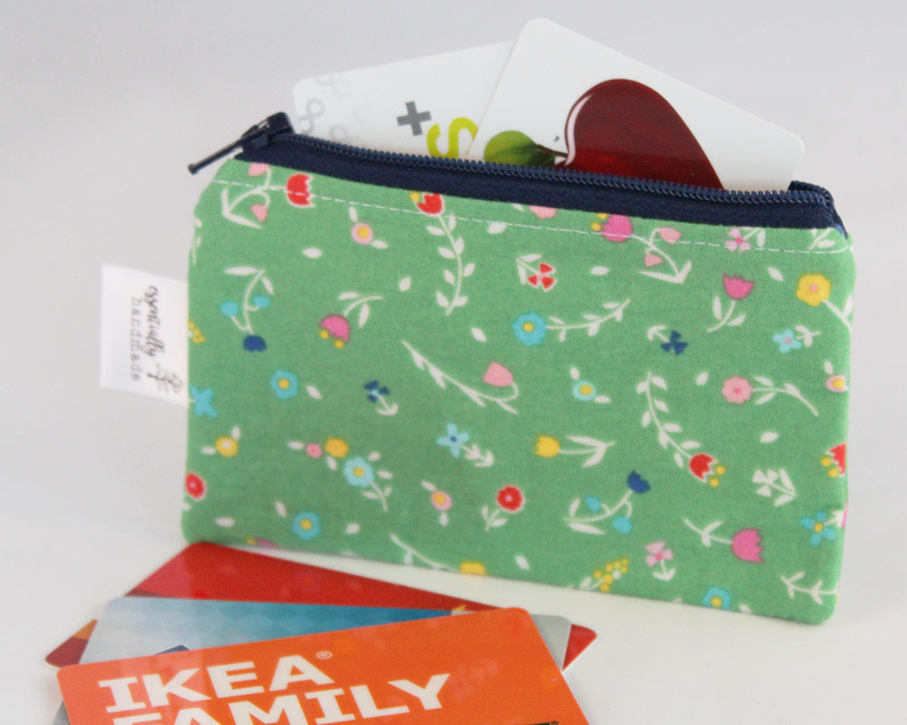 Gift Card Pouch {Meadow} - Essentially Handmade