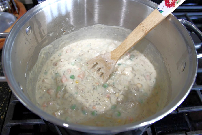 simple healthy chicken pot pie