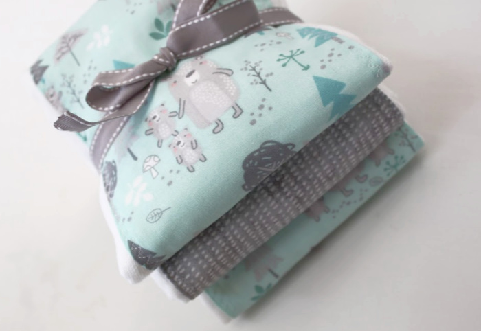 burp cloth set